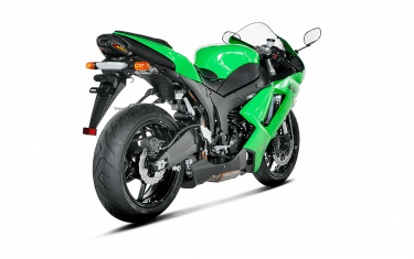 Akrapovic Slip-on Line Titanium met E-keur Kawasaki ZX-6 R 2007-2008